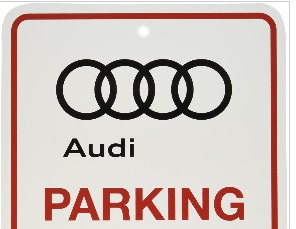 audi parking only snip